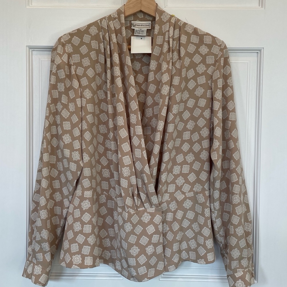 Vintage Evan Picone Blouse Sz 6